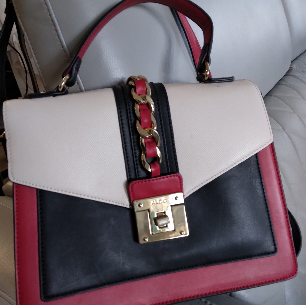 Aldo Red, White & Blue Bag